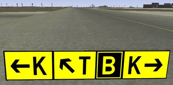 new taxiway signs