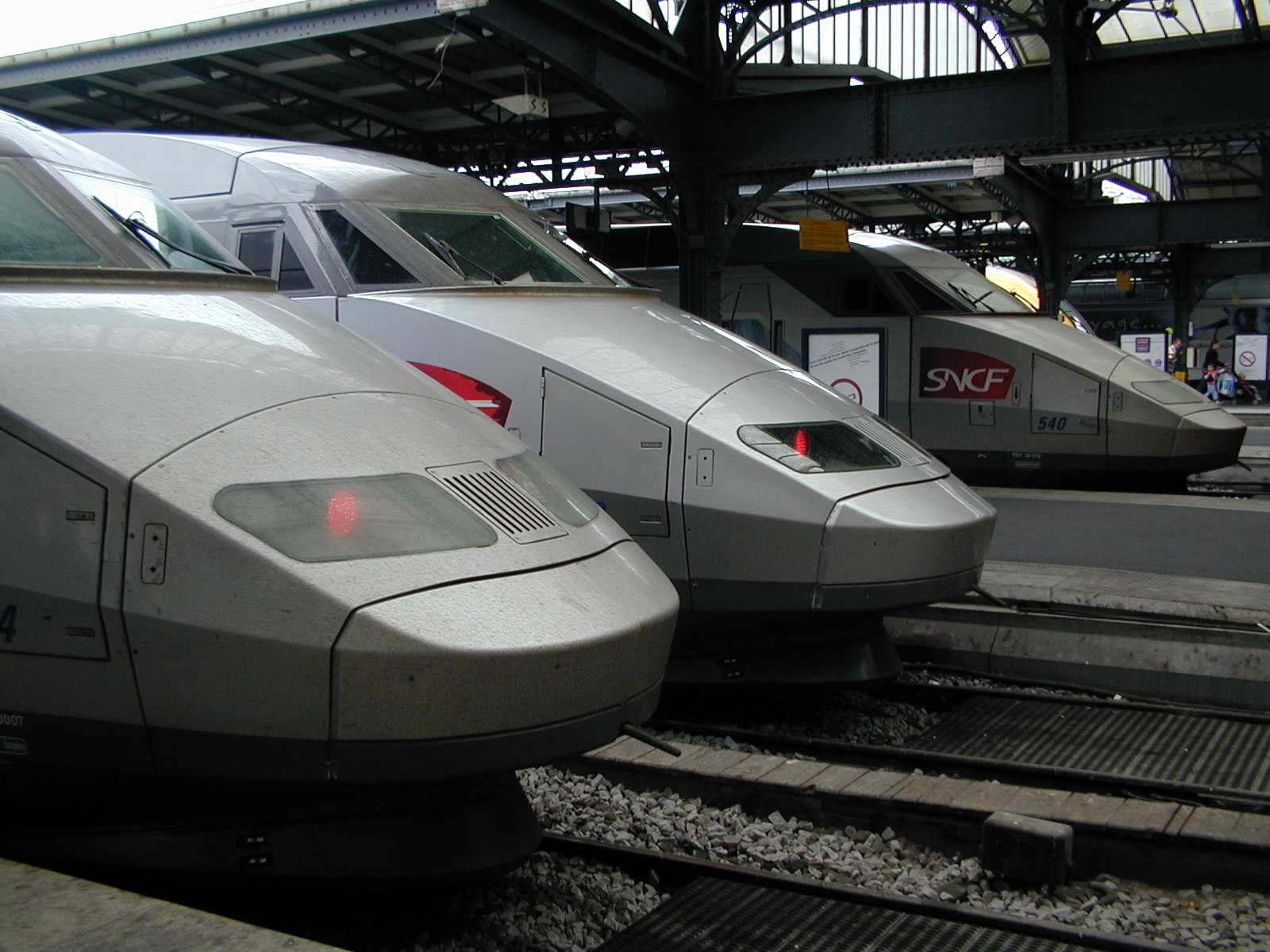 Paris - Gare de l'Est - TGV - Train Grand Vitesse - to Strasbourg.